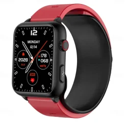 696 TK63 Smart Watch 1.91 inch Smartwatch Fitness Running Watch Bluetooth ECG+PPG Temperature Monitoring Pedometer Compatible with Android iOS Men Hands-Free Calls Message Reminder Custom Watch Face