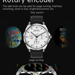 696 TN88 Smart Watch 1.43 inch Smart Band Fitness Bracelet Bluetooth Pedometer Call Reminder Sleep Tracker Compatible with Android iOS Women Men Hands-Free Calls Message Reminder IP 67 43mm Watch Case