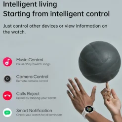 696 TN88 Smart Watch 1.43 inch Smart Band Fitness Bracelet Bluetooth Pedometer Call Reminder Sleep Tracker Compatible with Android iOS Women Men Hands-Free Calls Message Reminder IP 67 43mm Watch Case