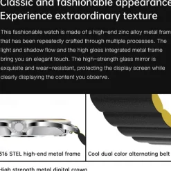 696 TN88 Smart Watch 1.43 inch Smart Band Fitness Bracelet Bluetooth Pedometer Call Reminder Sleep Tracker Compatible with Android iOS Women Men Hands-Free Calls Message Reminder IP 67 43mm Watch Case