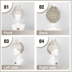 2 Tone Gray Cosplay Wig for Wicked Undersea Witch Cosplay for Women Carnival Costume Crazy Wig Hair (Only Wigs) Halloween Wigs