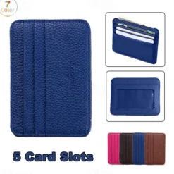 2023 Ultra Slim Front Pocket Wallet Mens Wallet With Card Slots Minimalist Travel Wallet Id Window Slots For Id Cards Wallet