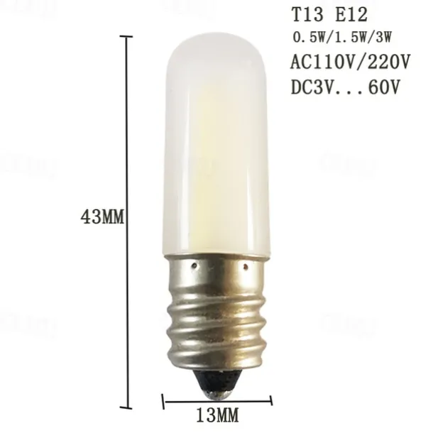 1.4 W LED Globe Bulbs 80 lm E12 T 2 LED Beads