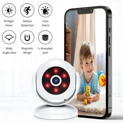 A5 Camera HD 1080p Wireless WiFi Surveillance Bluetooth Pairing Camera Outdoor Sports DV Small Surveillance