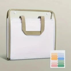 A4 Folder Paper Storage Bag Transparent Portable Organ Bag Student Information Storage Bag Multi-layer Large Capacity