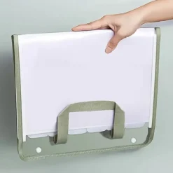 A4 Folder Paper Storage Bag Transparent Portable Organ Bag Student Information Storage Bag Multi-layer Large Capacity