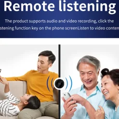 A9 Mini Camera 1080P IP Camera IR Night Magnetic Wireless Voice Video Surveillance Wifi Smart Home Security Camera with Safe Motion Detection Alarm Function Infrared Night Vision