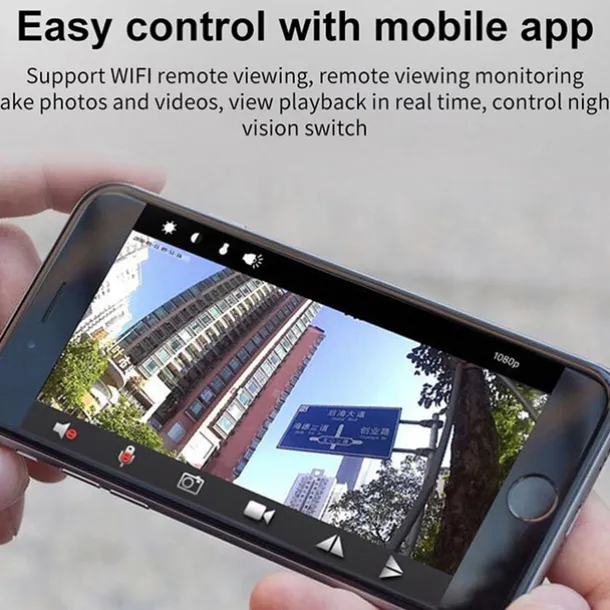 A9 Mini Camera 1080P IP Camera IR Night Magnetic Wireless Voice Video Surveillance Wifi Smart Home Security Camera with Safe Motion Detection Alarm Function Infrared Night Vision