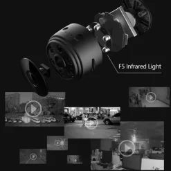 A9 Mini Camera 1080P IP Camera IR Night Magnetic Wireless Voice Video Surveillance Wifi Smart Home Security Camera with Safe Motion Detection Alarm Function Infrared Night Vision