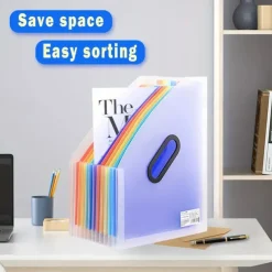 A4 Multi-layer Vertical Organ Package Large Capacity Bll folder File Box Office Storage Papers Folder