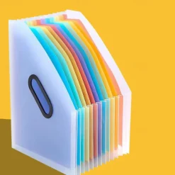 A4 Multi-layer Vertical Organ Package Large Capacity Bll folder File Box Office Storage Papers Folder
