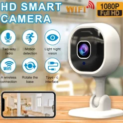 A3 1080P Surveillance IP WiFi Camera Mini Home Smart Two Way Intercom Survalance Camera Audio Video Night wifi Security Monitor