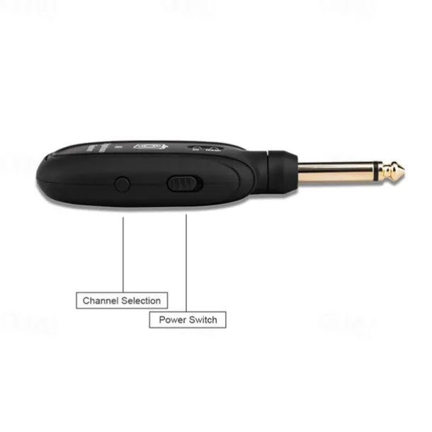 A8 UHF Wireless System Guitar Pickup Audio Transmitter Receiver for Electric Guitar Bass Violin Parts