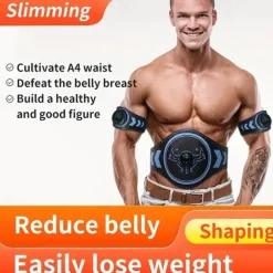 Abdominal Muscle Training Fitness Waist Belt For Fat Burning And Weight Loss Exercise Abdominal Trainer