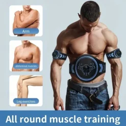 Abdominal Muscle Training Fitness Waist Belt For Fat Burning And Weight Loss Exercise Abdominal Trainer