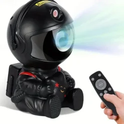 ABS Material Astronaut Projection Lamp White/Black Housing USB Power Supply Suitable for Room Decoration Projection Festival Birthday Gift