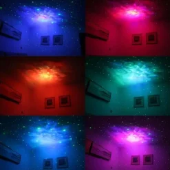 ABS Material Astronaut Projection Lamp White/Black Housing USB Power Supply Suitable for Room Decoration Projection Festival Birthday Gift