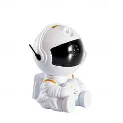 ABS Material Astronaut Projection Lamp White/Black Housing USB Power Supply Suitable for Room Decoration Projection Festival Birthday Gift