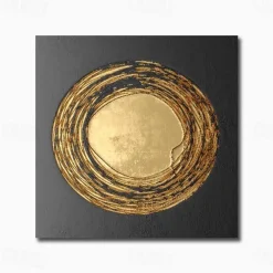 Abstract Wall Art Canvas Black Gold Geometric Prints and Posters Painting Modern Nordic Luxury Wall Art Living Room Home Decoration No Frame