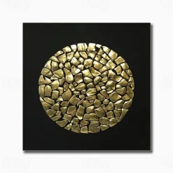 Abstract Wall Art Canvas Black Gold Geometric Prints and Posters Painting Modern Nordic Luxury Wall Art Living Room Home Decoration No Frame