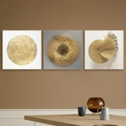 Abstract Wall Art Canvas Black Gold Geometric Prints and Posters Painting Modern Nordic Luxury Wall Art Living Room Home Decoration No Frame