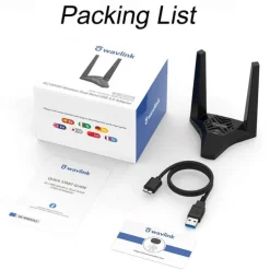 AC1300 USB3.0 Desktop Laptop WiFi Adapter,Dual Band Usb Network Card for PC,High Speed USB Wifi Dongle with Magnetic Dock,usb Wifi Signal Booster