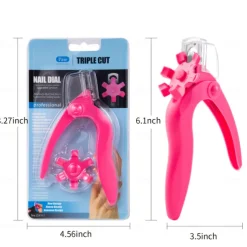 Acrylic Nail Clipper Adjustable Stainless Steel Nail Trimmer Artificial Fake Nail Tip Cutter For False Nail Art Manicure