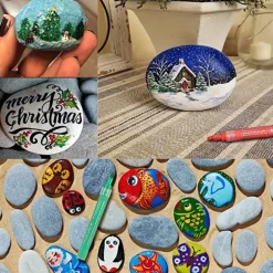 Acrylic Paint Pens Paint Markers for Rock Painting, Canvas, Wood, Glass, Fabric, Metal, Plastic, Arts Crafts Easter Eggs, Pumpkin, Scrapbooking Supplies, Graffiti Markers for Adults Kids