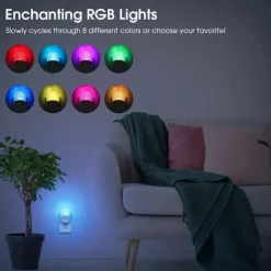 Acrylic Shaped LED Night Light Living Room And Bedroom Decoration Light Gradient Effect Of Color Light Eye Protection Without Flicker Uk Us Eu Power Plug 1pc