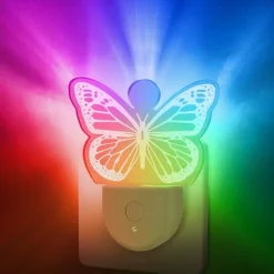 Acrylic Shaped LED Night Light Living Room And Bedroom Decoration Light Gradient Effect Of Color Light Eye Protection Without Flicker Uk Us Eu Power Plug 1pc