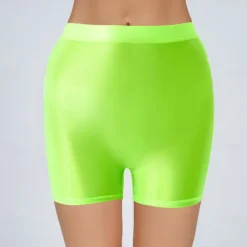 Activewear Exotic Dancewear Pole dance Shorts Pure Color Splicing Women's Training Daily Wear High Nylon