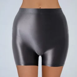 Activewear Exotic Dancewear Pole dance Shorts Pure Color Splicing Women's Training Daily Wear High Nylon