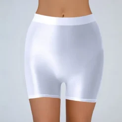 Activewear Exotic Dancewear Pole dance Shorts Pure Color Splicing Women's Training Daily Wear High Nylon