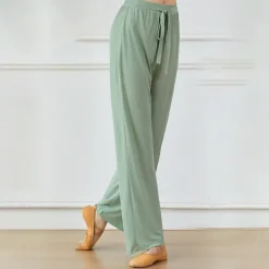 Activewear Pants Cinch Cord Pure Color Splicing Women's Performance Training High Polyester