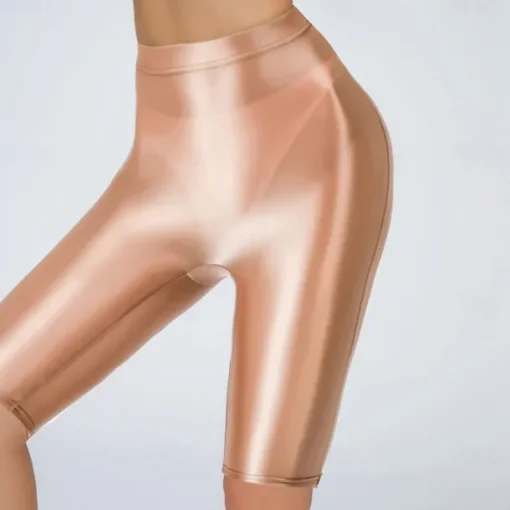 Activewear Pole dance Shorts Pure Color Splicing Women's Training Daily Wear High Polyester