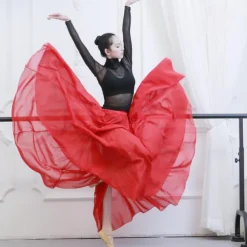 Activewear Skirts Solid Women's Training Performance High Chiffon