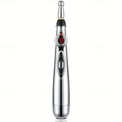 Acupuncture Pen 5 in 1 Electronic Acupuncture Pen Meridian Energy Pulse Massage PenMulti-Function Massage Pen Tools for Massage Energy Therapy Pain Relief1 x AA Battery (Not Included)