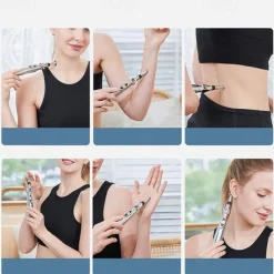 Acupuncture Pen 5 in 1 Electronic Acupuncture Pen Meridian Energy Pulse Massage PenMulti-Function Massage Pen Tools for Massage Energy Therapy Pain Relief1 x AA Battery (Not Included)