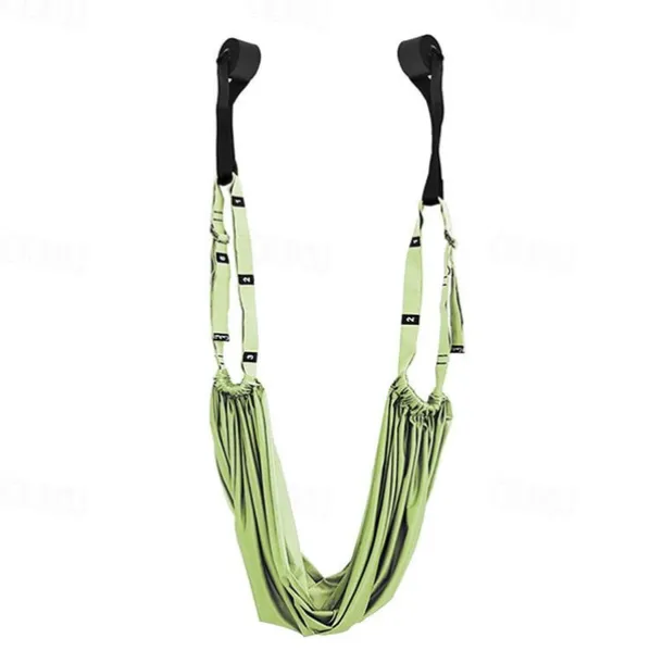 Adjustable Aerial Yoga Strap Elastic Stretch Door Hanging Yoga Belts Hammock Swing Fitness Handstand Rope Training Device For Women