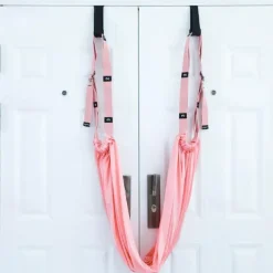 Adjustable Aerial Yoga Strap Elastic Stretch Door Hanging Yoga Belts Hammock Swing Fitness Handstand Rope Training Device For Women