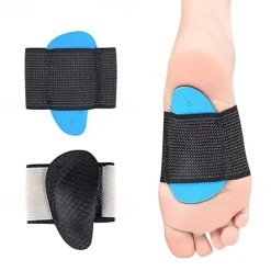 Adjustable Arch Support Brace with Cushioned Pads for Foot Pain Relief - Ideal for Plantar Fasciitis and Everyday Comfort