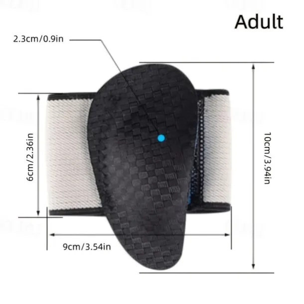 Adjustable Arch Support Brace with Cushioned Pads for Foot Pain Relief - Ideal for Plantar Fasciitis and Everyday Comfort