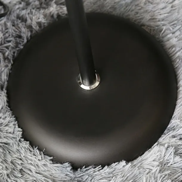 Adjustable Black Floor Lamp with Reading Light Susan Modern Standing Lamp for Living Room/Office Lamp 72" Tall - 150-watt with Side Reading Light Corner Lamp