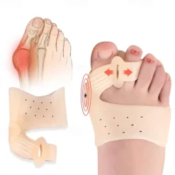 Adjustable Bunion Corrector for Women and Men – Soft Silicone Toe Separator with Arch Support for Hallux Valgus Relief and Foot Pain Recovery