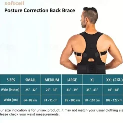 Adjustable Double Pull Strap Shoulder Spine Support Belt Lumbar Posture Correction Men Women Orthopedic Upper Back Brace Corset