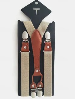 Adjustable Elastic Suspenders with Faux Leather Accents and Metal Clips – Classic Y-Back Design for Men, Perfect for Formal Events, Weddings, and Daily Wear