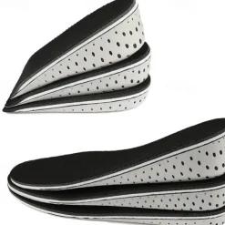 Adjustable Height Increase Insoles – Invisible Heel Lift Inserts for Men and Women, Breathable Shock-Absorbing Pads for Sneakers, Boots, and Everyday Shoes