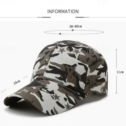 Adjustable Hiking Cap - Outdoor Camping & Mountain Climbing Hat - Breathable & Quick Drying