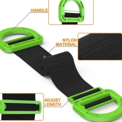Adjustable Lifting Moving Strap Furniture Moving Straps for Furniture, Boxes, Mattress, Construction Materials and Heavy, Supports Up to 220 Lbs