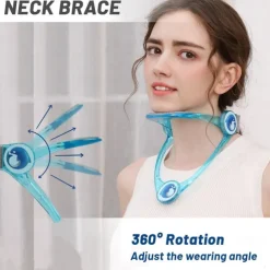 Adjustable Neck Support Braces Decompressed Shaping Cervical Traction Collar Forward Posture Corrector Health Care Stretcher for Teenager